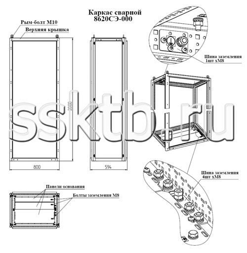 каркас сварной, шкаф телекоммуникационный, блок монтажный, ШТК, ШТК-СЭ, ГОСТ, распределительные шкафы